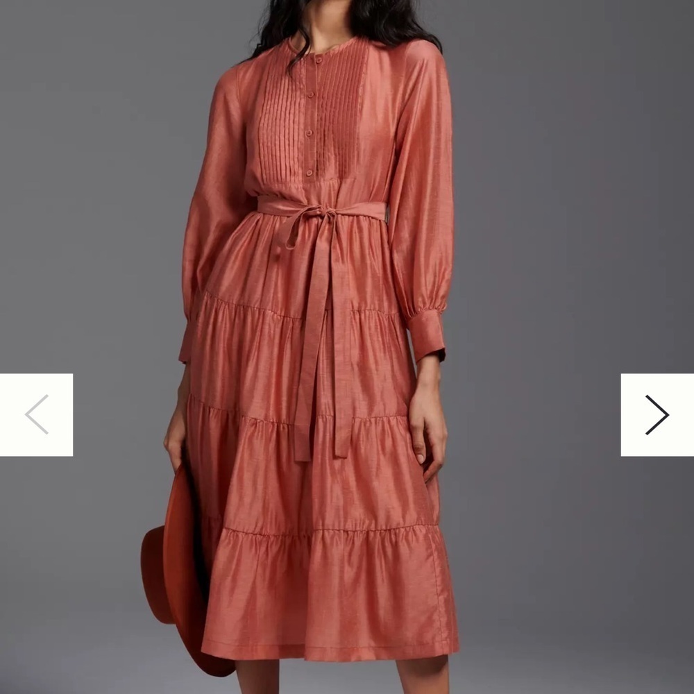 Anthropologie Agosta Tiered Maxi Dress NWOT Size XS